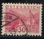 Stamps Austria -  LUGARES DE AUSTRIA=SEEWIESEN