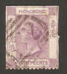 Stamps Hong Kong -  reina victoria