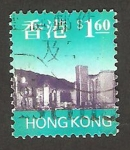 Stamps Hong Kong -  vista panorámica de hong kong