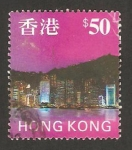 Stamps : Asia : Hong_Kong :  vista panorámica de hong kong
