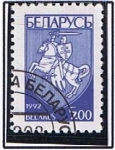 Stamps : Europe : Belarus :  Caballero Medieval