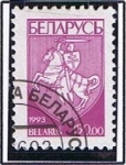 Sellos del Mundo : Europe : Belarus : Caballero medieval