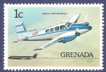 Stamps Grenada -  GRANADA Beech Twin Bonanza 1 NUEVO (1)