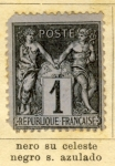 Sellos de Europa - Francia -  Escultura Ed 1877