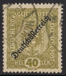 Sellos de Europa - Austria -  ESCUDOS-1918