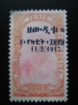 Stamps Ethiopia -  Menelik en vestido royal