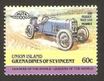 Stamps Saint Vincent and the Grenadines -  automovil peugeot 1913 