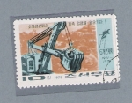 Stamps North Korea -  Construcción
