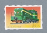Stamps North Korea -  Tren