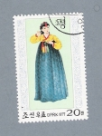 Stamps : Asia : North_Korea :  Trajes Típicos
