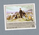 Stamps North Korea -  Kim Il Sung