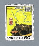 Stamps : Asia : North_Korea :  Tren