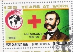 Stamps North Korea -  J.H. Dunant 1828-1910