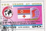 Stamps North Korea -  The Red Cross Society of the Democratic People's Republic of Korea