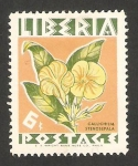 Stamps : Africa : Liberia :  flora, callichilia stenosepala