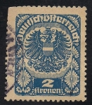 Stamps Austria -  Escudos-1920