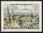 Sellos del Mundo : Europa : Austria : AUSTRIA - Centro histórico de Viena