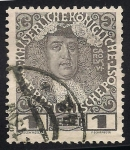 Sellos de Europa - Austria -  Carlos VI  del Sacro Imperio Romano Germano (1685-1740)
