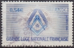 Stamps : Europe : France :  FRANCIA 2006 Sello Grande Loge Nationale Francaise Logia Masonica