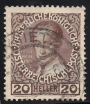 Stamps : Europe : Austria :  Fernando I de Austria (1793-1875)