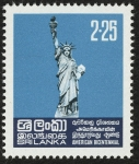 Stamps : Asia : Sri_Lanka :  ESTADOS UNIDOS - Estatua de la Libertad