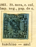 Sellos del Mundo : Europe : Germany : Escudo Ed 1861