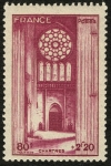 Sellos de Europa - Francia -  FRANCIA - Catedral de Chartres