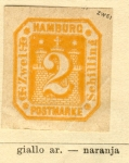 Sellos del Mundo : Europa : Alemania : Hamburgos Ed 1868