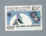 Stamps Laos -  Año Mundial de las Comunicaciones
