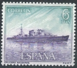 Stamps : Europe : Spain :  ESPANA 1964 (E1611) Homenaje a la Marina Espanola - Crucero Baleares 6p