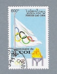 Stamps Laos -  Centenario del COI