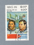 Stamps : Asia : Laos :  Astronautas