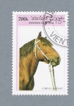 Stamps Laos -  Caballos