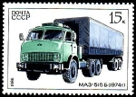 Stamps Russia -  MAZ.515B.1974
