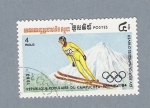 Stamps Cambodia -  XIV Juegos Olimpicos de Invierno