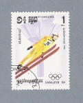Stamps Cambodia -  Sarajevo'84