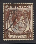 Stamps Malaysia -  Jorge VI del Reino Unido.