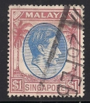 Sellos de Asia - Malasia -  REY JORGE VI