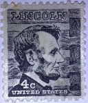 Sellos de America - Estados Unidos -  Lincoln