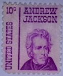 Stamps United States -  Andrew Jackson