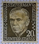 Stamps United States -  George Marshall