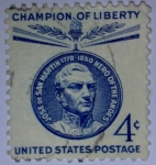 Stamps : America : United_States :  Champion of Liberty