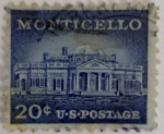 Stamps United States -  Monticello