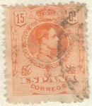 Sellos de Europa - Espaa -  ESPANA 1909 (E271) Alfonso XIII tipo medallon 15c