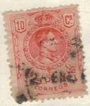 Stamps Spain -  ESPANA 1909 (E269) Alfonso XIII tipo medallon 10c 3