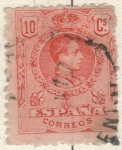 Stamps Spain -  ESPANA 1909 (E269) Alfonso XIII tipo medallon 10c 2