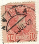Sellos de Europa - Espaa -  ESPANA 1901 (E243) Alfonso XIII tipo cadete 10c 3