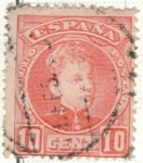 Stamps Europe - Spain -  ESPANA 1901 (E243) Alfonso XIII tipo cadete 10c