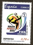 Stamps : Europe : Spain :  Copa Mundial de Futbol FIFA Sudafrica 2010