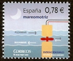 Stamps : Europe : Spain :  E. Maremotriz